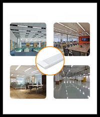 Plafoniera Led Slim 27w 60cm Sottopensile Ripiani Luce Calda Fredda Naturale         