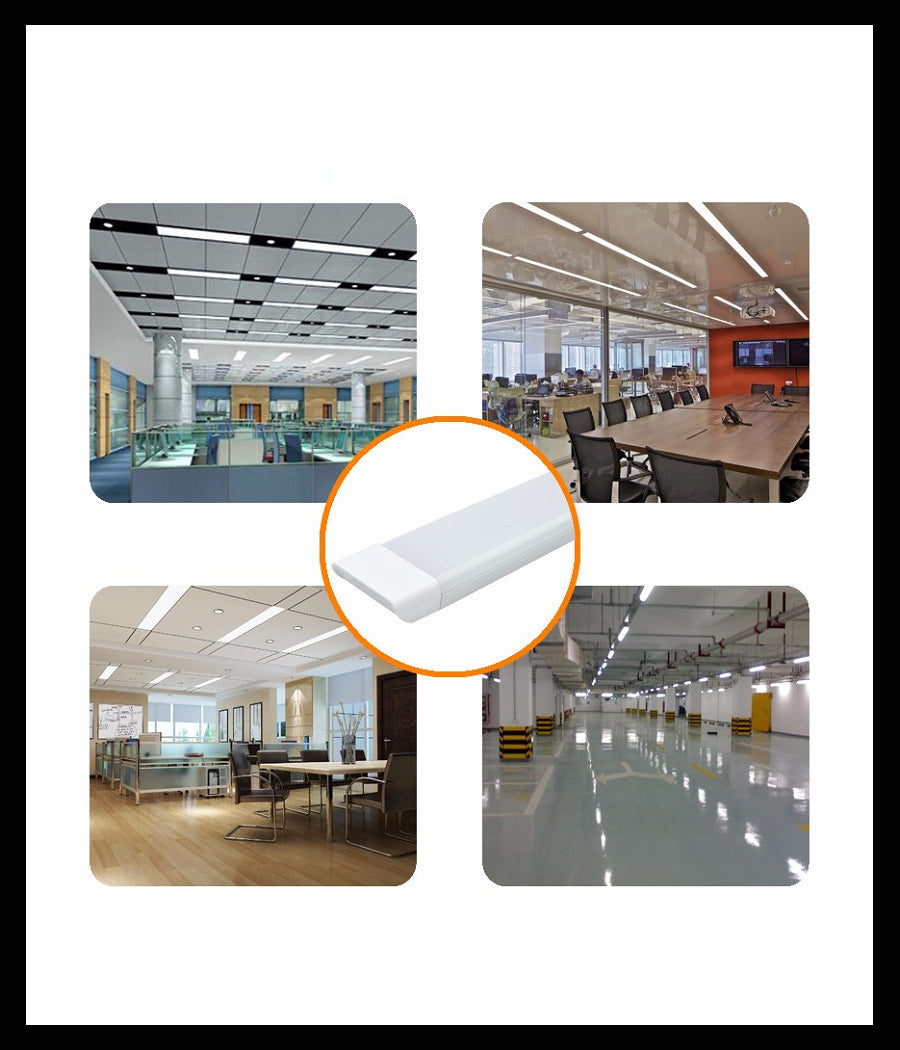 Plafoniera Led Slim 27w 60cm Sottopensile Ripiani Luce Calda Fredda Naturale         