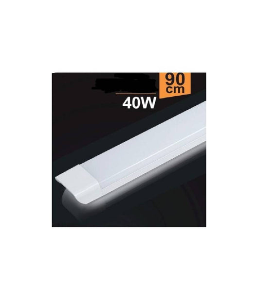 Plafoniera Led Slim 40 W 90 Cm Sottopensile Ripiani Luce Calda Fredda Naturale  -bianco Naturale      -