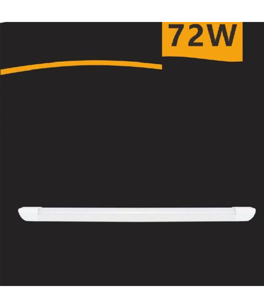 Plafoniera Led Slim 72 W 150 Cm Sottopensile Ripiani Luce 4000k 6500k 3000k  -bianco Caldo      -