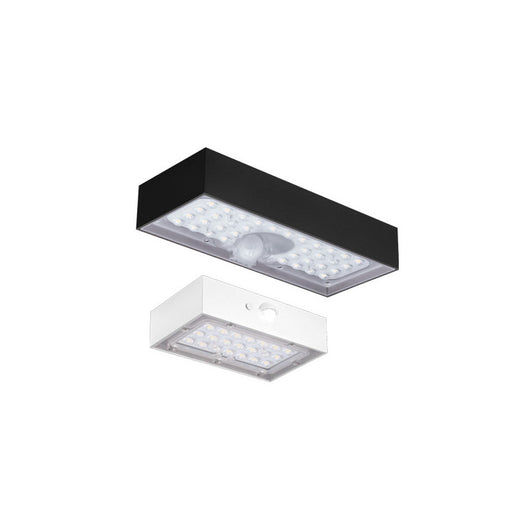 Plafoniera LED solare Domino 3 W Nero – Sensori integrati – Century