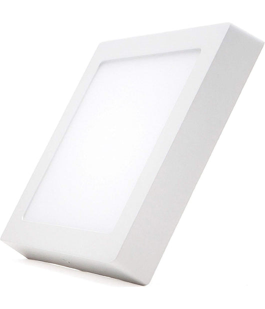 Plafoniera Led Tonda O Quadrata Da Superficie Pannello Da 25w Caldo Freddo Natur  -bianco Naturale  Quadrato    -