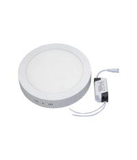 Plafoniera Led Tonda O Quadrata Da Superficie Pannello Da 25w Caldo Freddo Natur  -bianco Naturale  Tondo    -