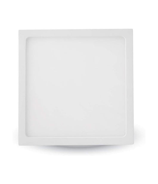 Plafoniera Led Tonda O Quadrata Da Superficie Pannello Da 25w Caldo Freddo Natur  -bianco Naturale  Quadrato    -