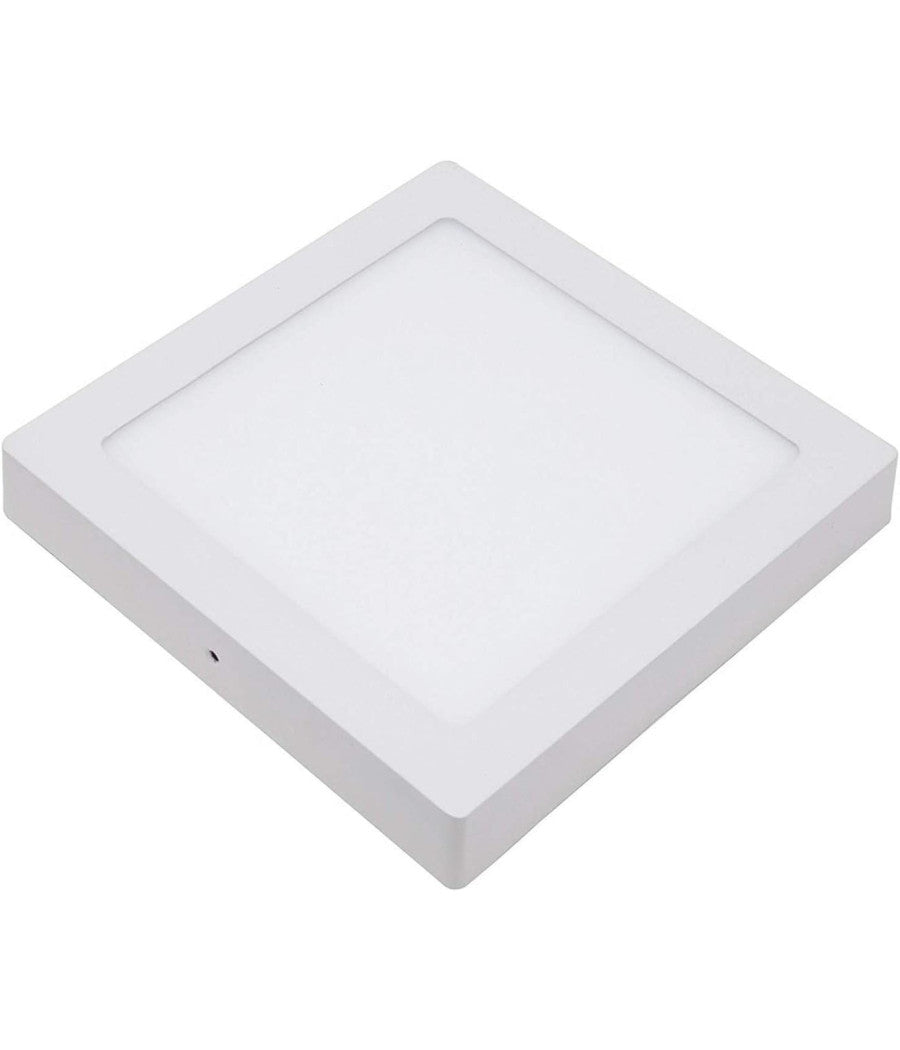 Plafoniera Led Tonda O Quadrata Da Superficie Pannello Da 25w Caldo Freddo Natur  -bianco Caldo  Quadrato    -