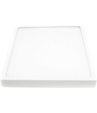 Plafoniera Led Tonda O Quadrata Da Superficie Pannello Da 25w Caldo Freddo Natur  -bianco Caldo  Quadrato    -