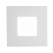 Plafoniera moderna gea luce bilde pg 56w led 220v alluminio lampada soffitto parete, finitura metallo bianco opaco