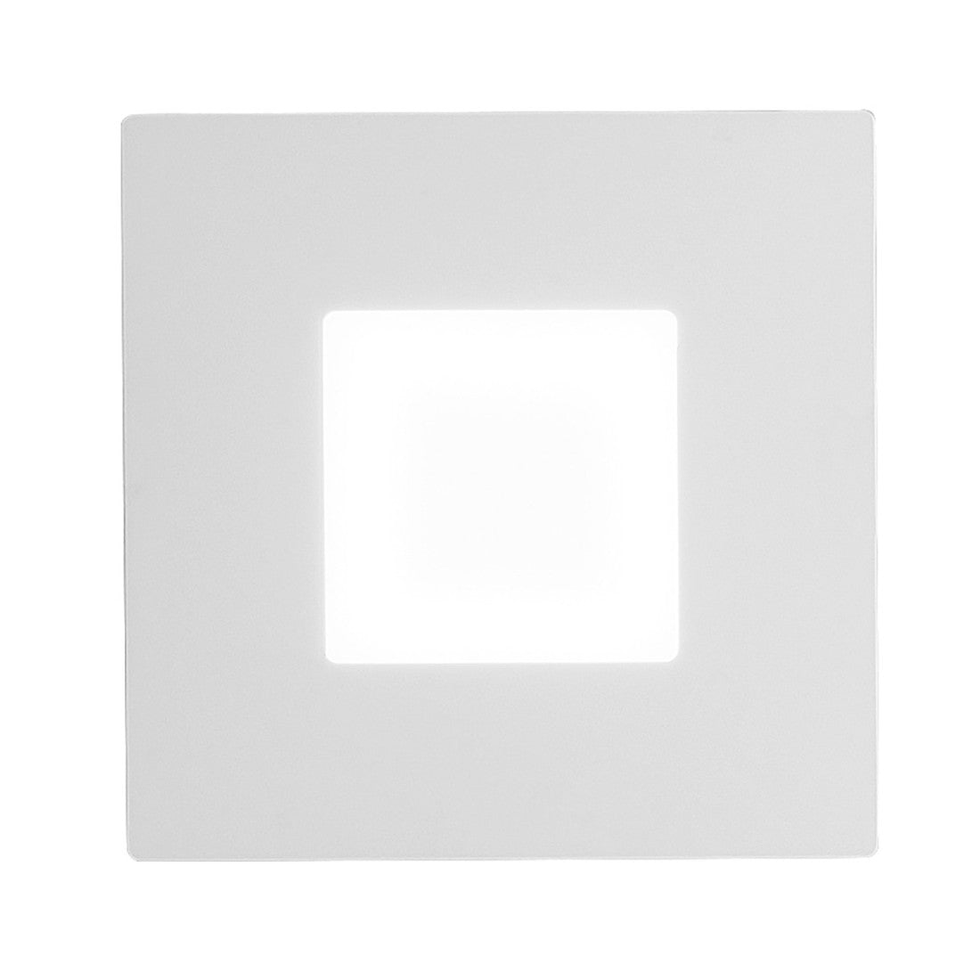 Plafoniera moderna gea luce bilde pg 56w led 220v alluminio lampada soffitto parete, finitura metallo bianco opaco