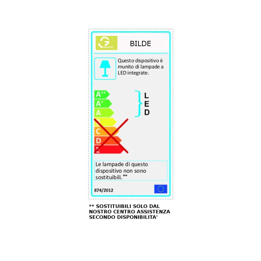 Plafoniera moderna gea luce bilde pg 56w led 220v alluminio lampada soffitto parete, finitura metallo bianco opaco