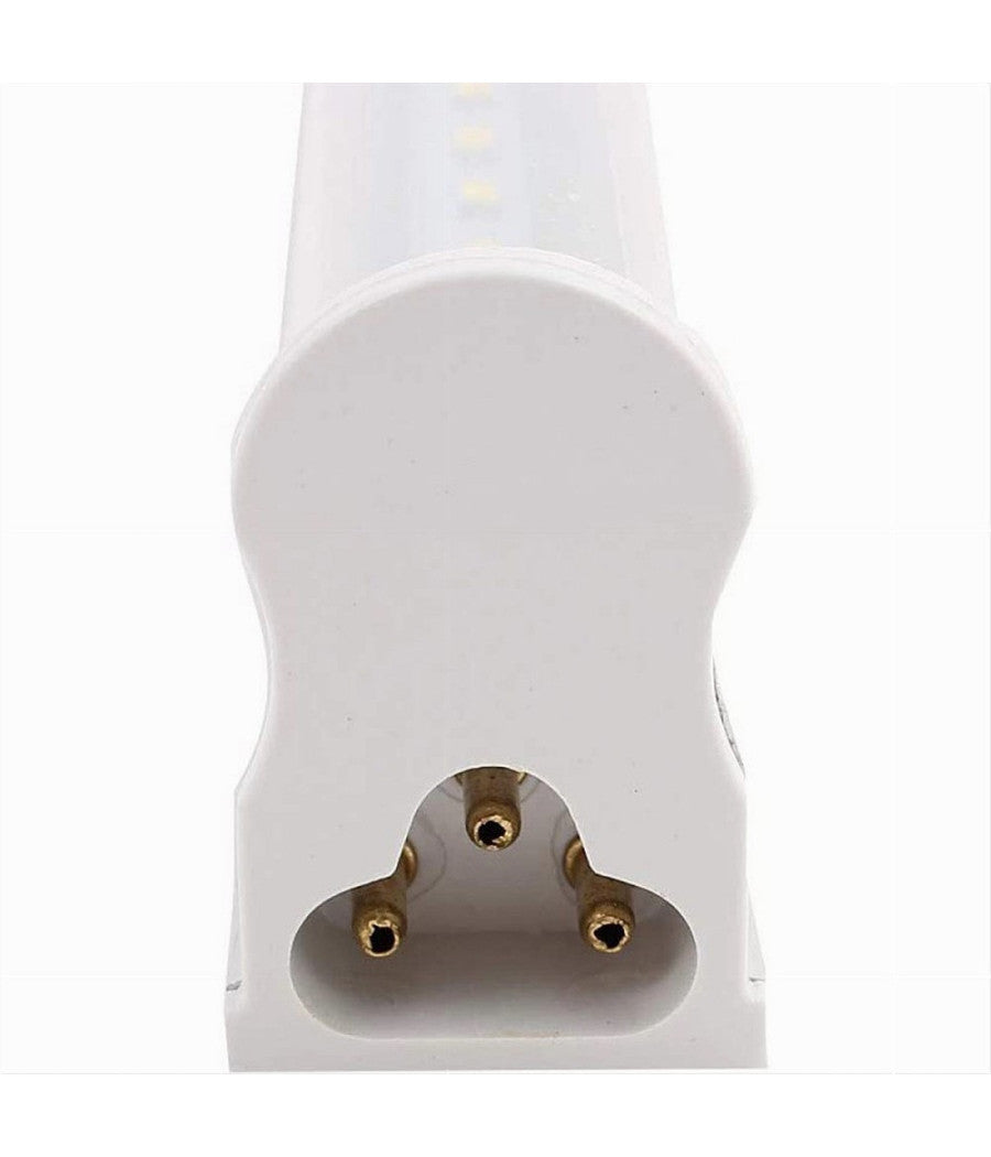 Plafoniera Neon Sottopensile Led Trasparente Tubo 30 Cm 5 Watt Reglette T5-30t  -bianco Caldo      -