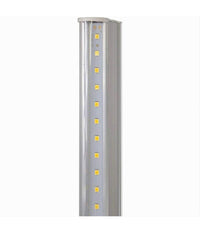 Plafoniera Neon Sottopensile Led Trasparente Tubo 30 Cm 5 Watt Reglette T5-30t  -bianco Caldo      -