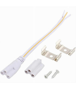 Plafoniera Neon Sottopensile Led Trasparente Tubo 30 Cm 5 Watt Reglette T5-30t  -bianco Freddo      -