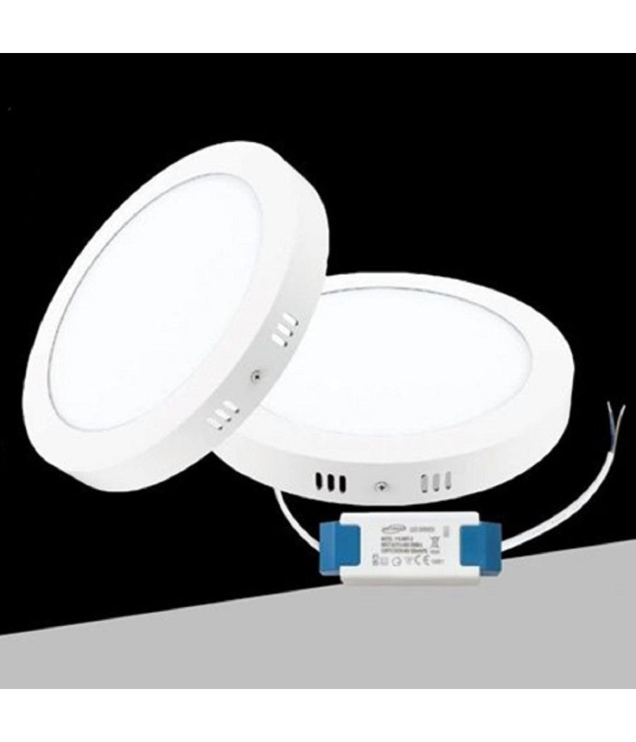 Plafoniera Pannello Led 6w Cct 3 Colorazione Luce Fredda Calda Naturale P120b-t3c         