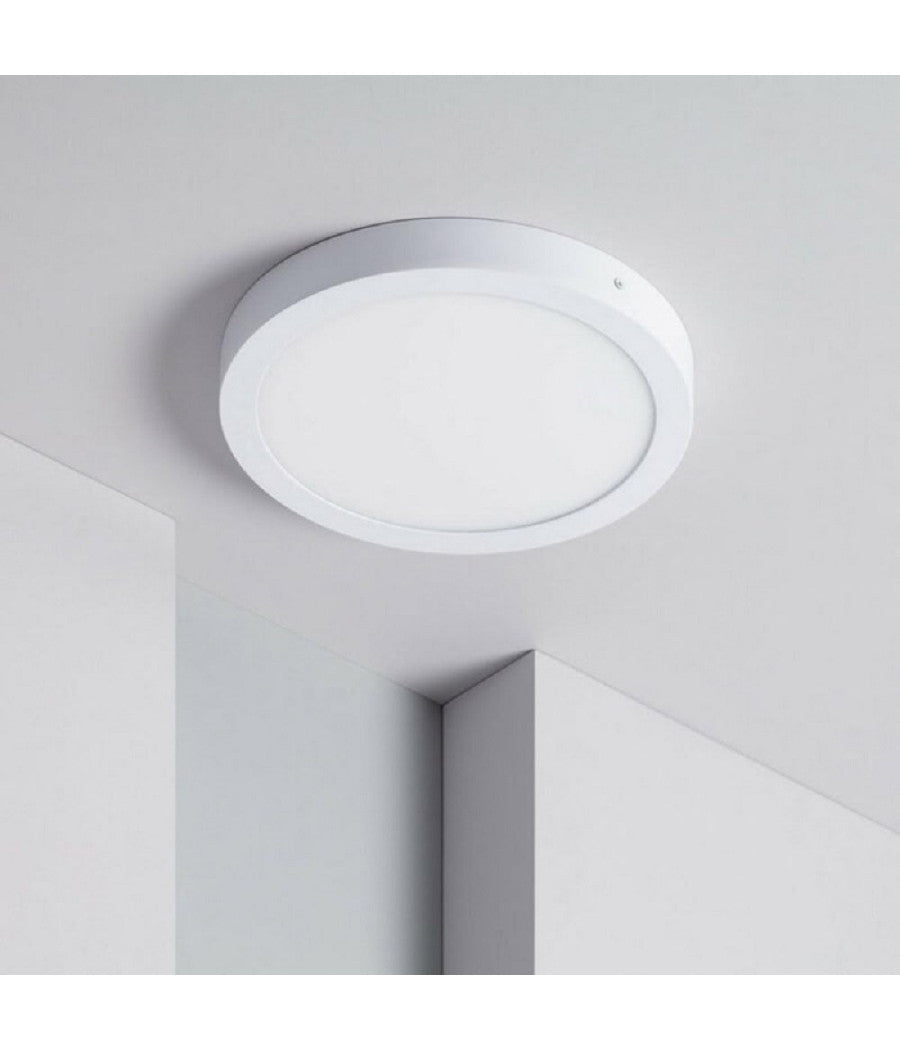 Plafoniera Pannello Led 6w Cct 3 Colorazione Luce Fredda Calda Naturale P120b-t3c         