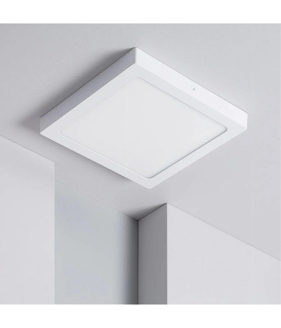 Plafoniera Pannello Led Quadrato 6 Watt Cct Tre Colorazione Di Luce P120b-q3c         