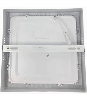 Plafoniera Pannello Led Quadrato 6 Watt Cct Tre Colorazione Di Luce P120b-q3c         