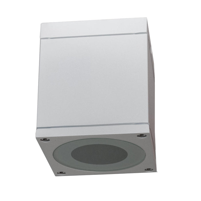 Plafoniera faretto quadrato lampada soffitto LED GU10 luce sensoriale bagno IP65 230V COLORE BIANCO SENZA LAMPADA