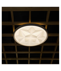Plafoniera Smart Diamond Led 60w Dimmerabile Moderno Tondo Luce 6500k 4000k  -bianco Naturale      -
