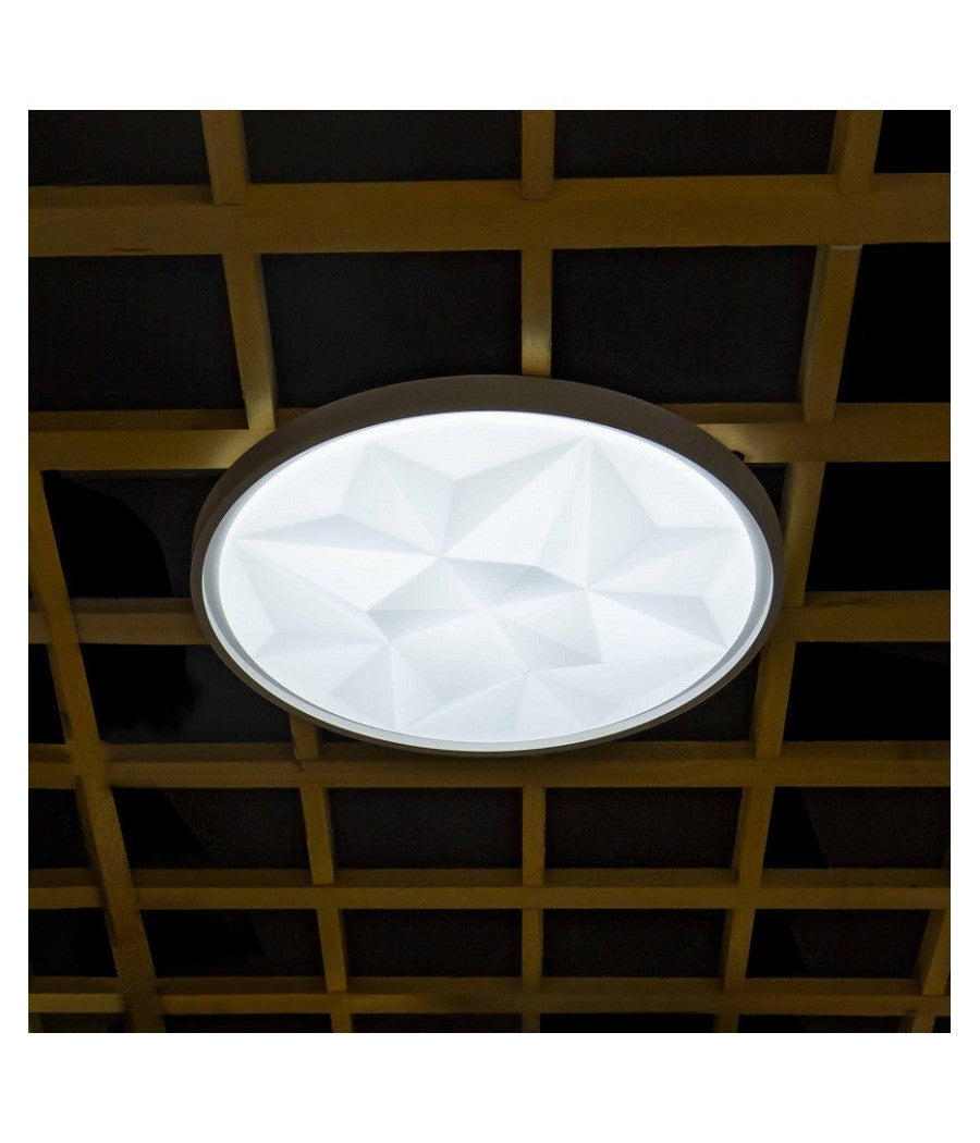 Plafoniera Smart Diamond Led 60w Dimmerabile Moderno Tondo Luce 6500k 4000k         
