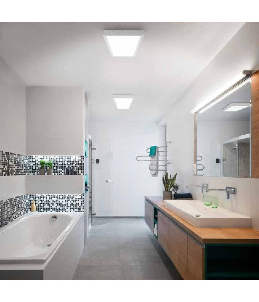 Plafoniera Soffitto 120x30cm Pannello Led 40w 3 Colorazioni Di Luce Lp120-40w-3c         