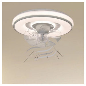 Trade Shop - Plafoniera Soffitto Con Ventola Lampada Ventilatore Luce Led 3200k-6500k Ip20 33245         