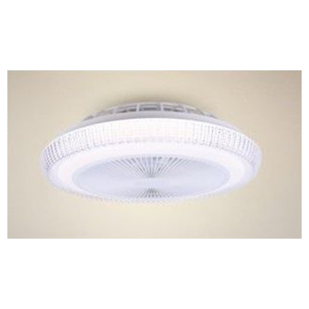 Trade Shop - Plafoniera Soffitto Led Lampadario Con Ventilatore Telecomando Luce 3000-6500k 42279         