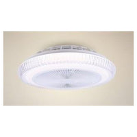 Trade Shop - Plafoniera Soffitto Led Lampadario Con Ventilatore Telecomando Luce 3000-6500k 42279         