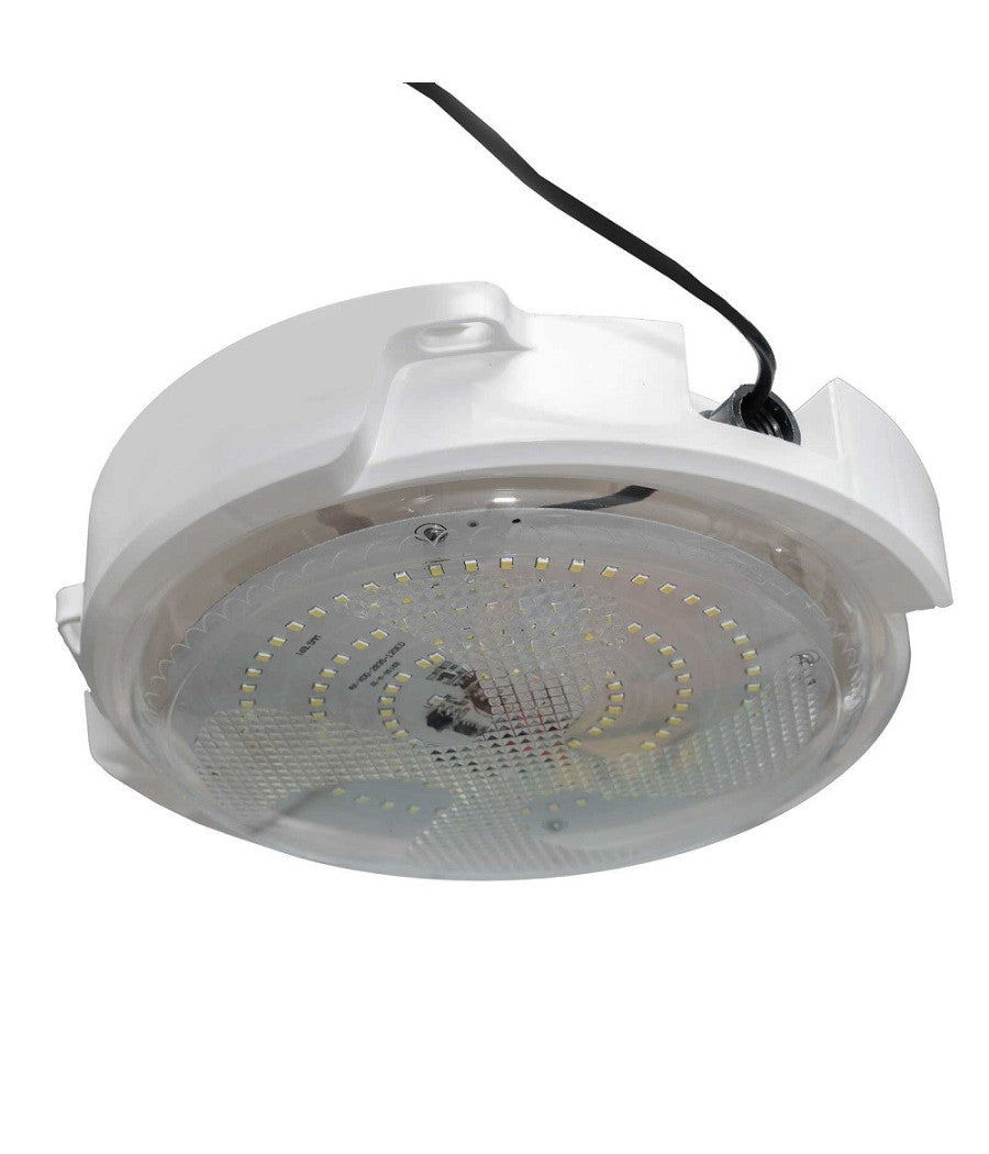 Plafoniera Solare Lampada Sensore Crepuscolare Tonda 60w Dimmerabile Telecomando         