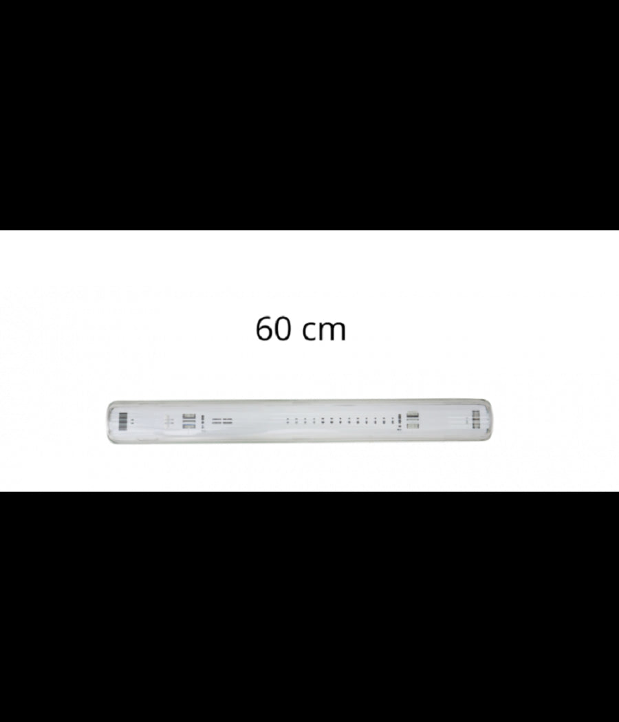 Plafoniera Stagna 1 Neon Led Tubo T8 G13 60cm 220v Parete Soffitto Ip65 T8-60ss         