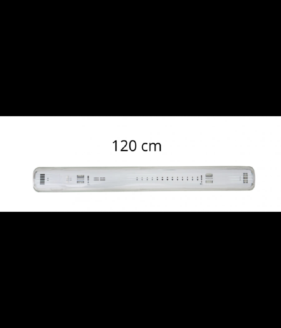 Plafoniera Stagna 1 Neon Led Tubo T8 G13 Da 120 Cm Parete Soffitto Ip65 T8-120ss         