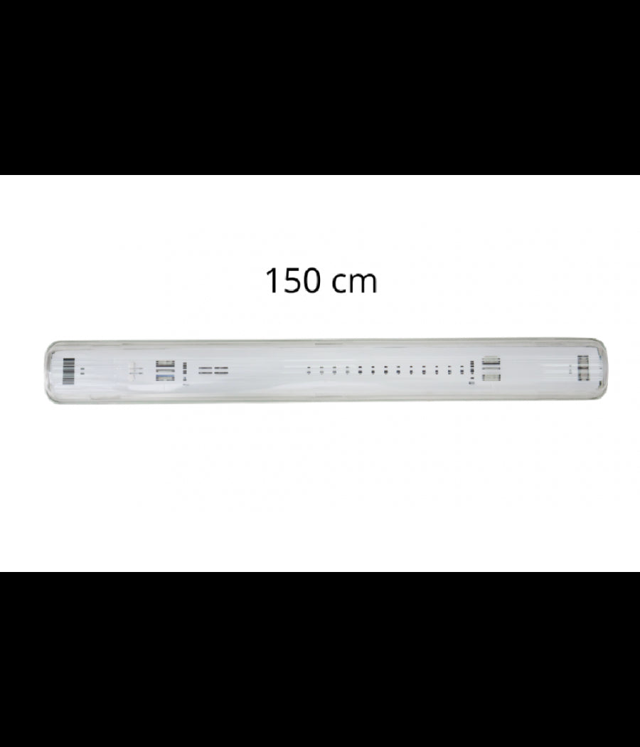 Plafoniera Stagna 1 Neon Led Tubo T8 G13 Da 150cm Parete Soffitto Ip65 T8-150ss         
