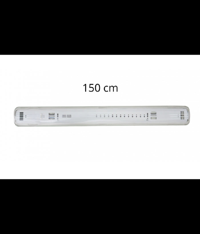 Plafoniera Stagna 1 Neon Led Tubo T8 G13 Da 150cm Parete Soffitto Ip65 T8-150ss         