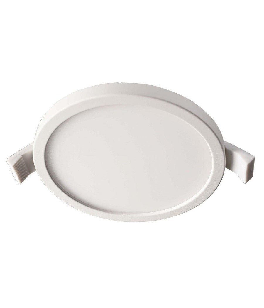 Plafoniera Tonda Incasso 10cm Faretto Led 7w Moderno Pannello Luce Calda Soffitto         