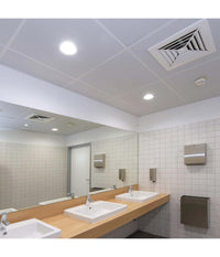 Plafoniera Tonda Incasso 10cm Faretto Led 7w Moderno Pannello Luce Calda Soffitto         