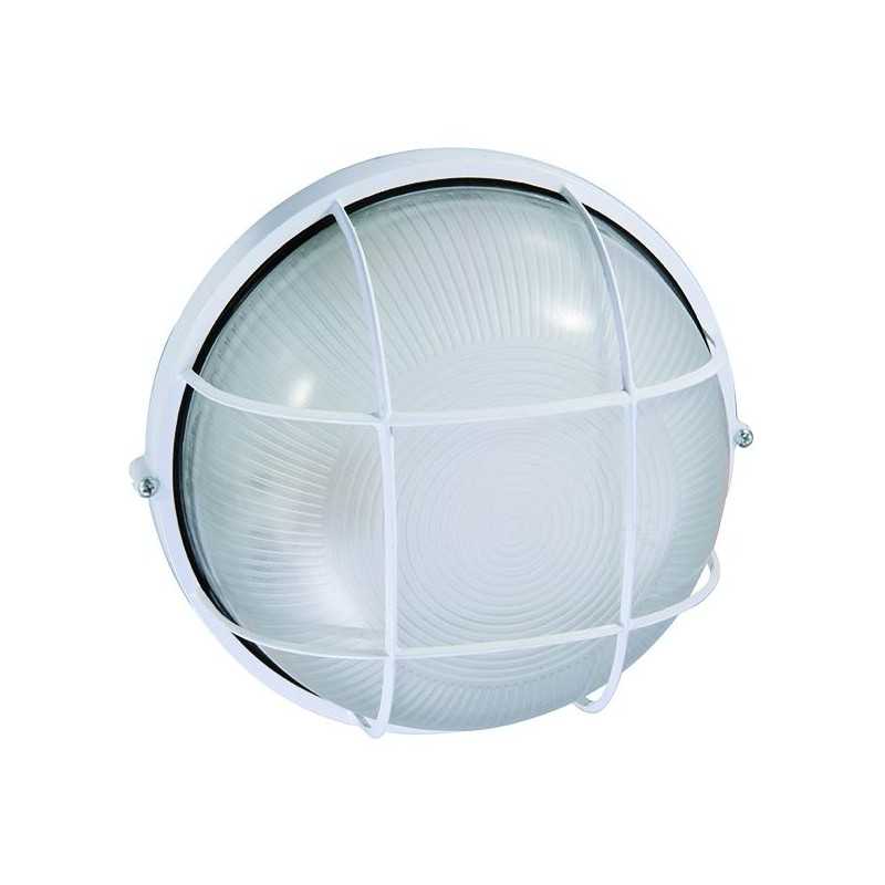 Plafoniere Alluminio Blinky Sole Tonda Bianca 100 Watt