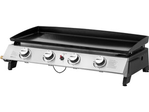 Plancha a gas 4 fuochi "Jolly" - 10 Kw - Grigio