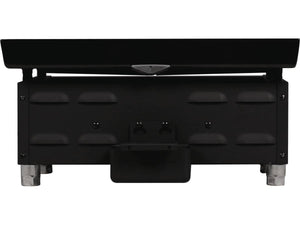 Plancha "Presto 2" - 2 fornelli- 5 kW - Grigio