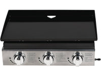 Plancha "Presto 3" - 3 fornelli - 7.5kW - Grigio