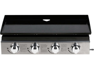 Plancha "Presto 4" - 4 fornelli - 9.7kW - Grigio