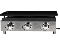 Plancha "Presto 3" - 3 fornelli - 7.5kW - Grigio