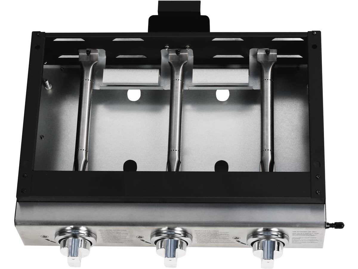 Plancha "Presto 3" - 3 fornelli - 7.5kW - Grigio