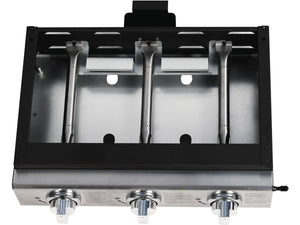 Plancha "Presto 3" - 3 fornelli - 7.5kW - Grigio