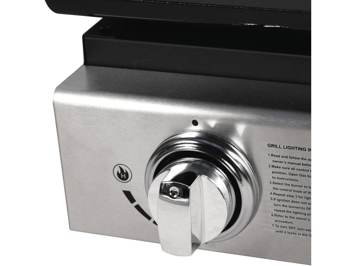 Plancha "Presto 3" - 3 fornelli - 7.5kW - Grigio