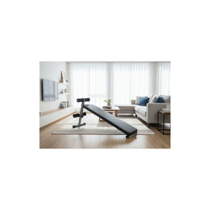 Planche à abdominaux O'Fitness - Dimensions : 137 x 33,5 x 73 cm - Idéal pour une activité physique à la maison