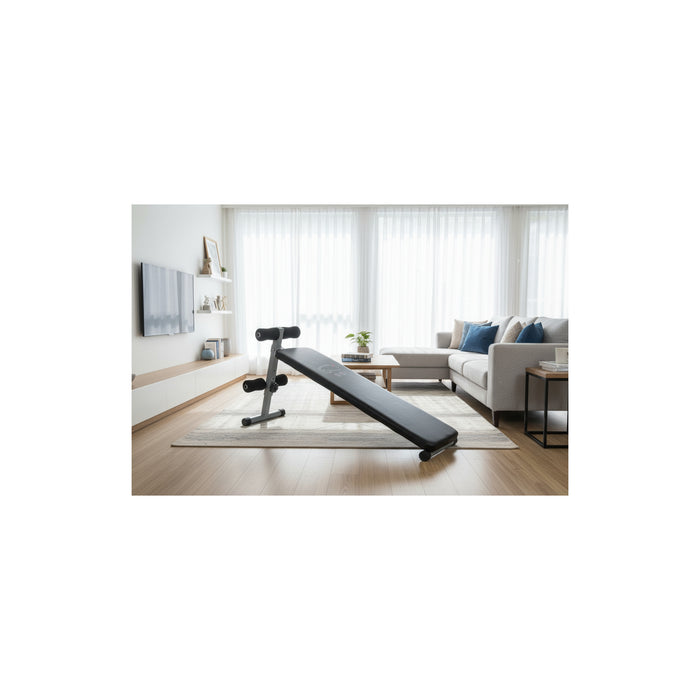 Planche à abdominaux O'Fitness - Dimensions : 137 x 33,5 x 73 cm - Idéal pour une activité physique à la maison