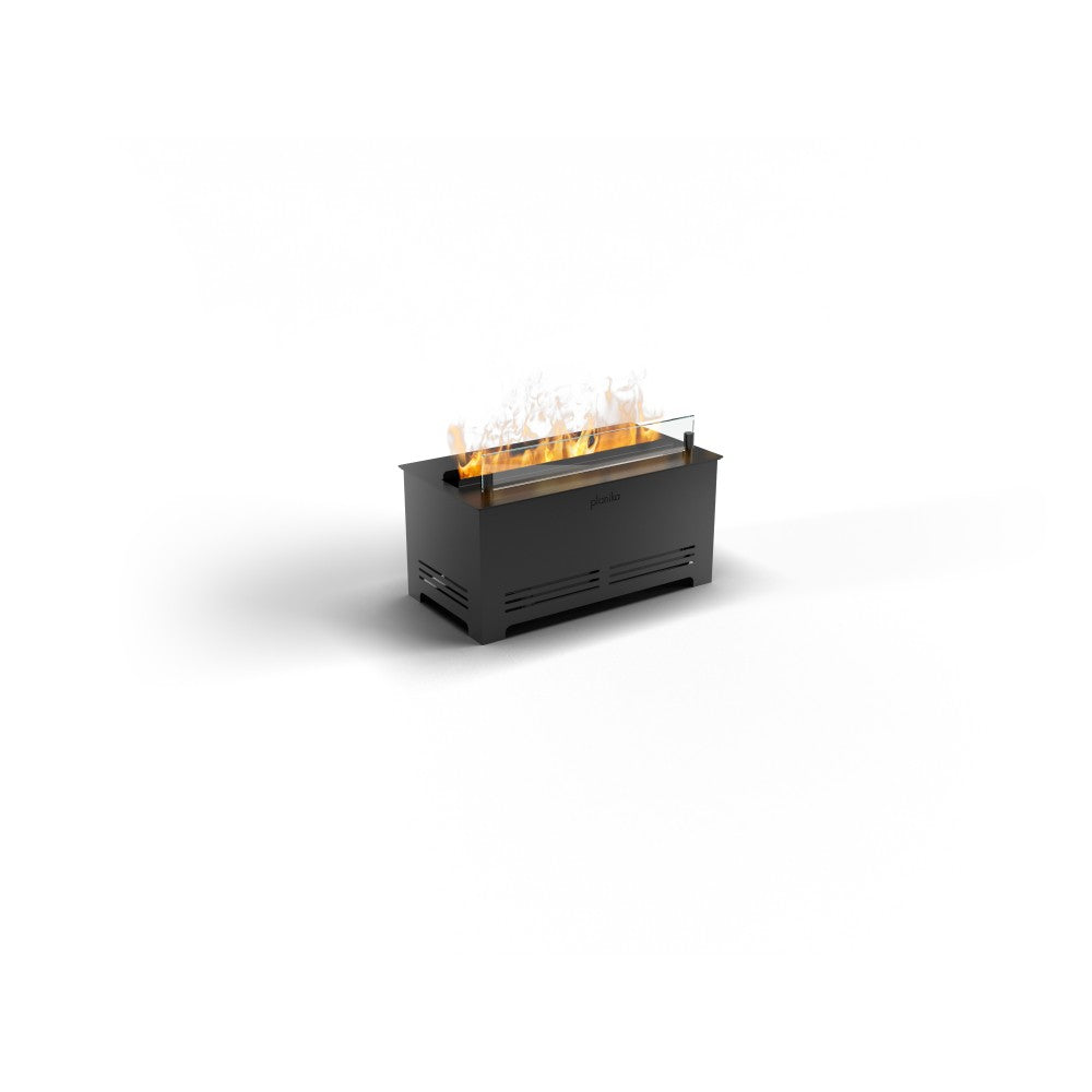 Planika - Bruciatore a Vapore Acqueo Cloudy Effetto Fiamma Realistica con Tecnologia Optimyst, Controllo Remoto, Design Moderno