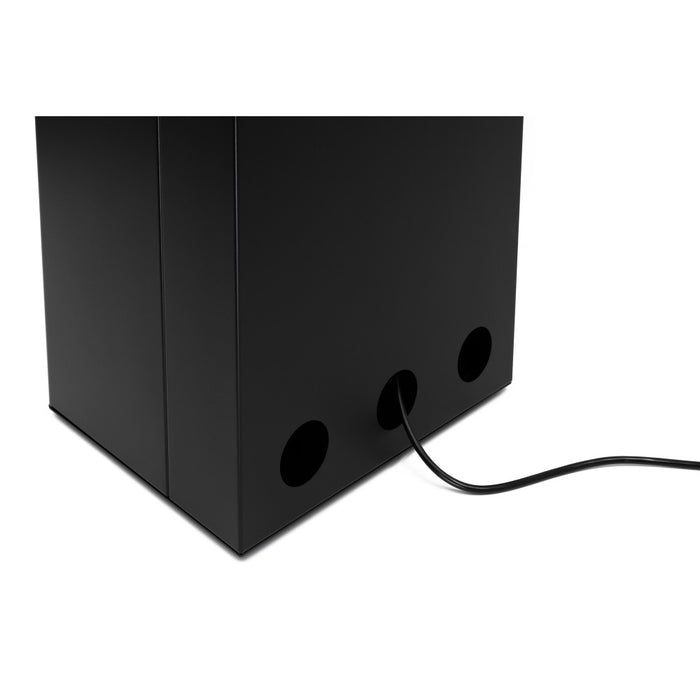 Planika - Biocamino a Bioetanolo Arcticon BEV Senza Canna Fumaria, Controllo Remoto, Fiamma Reale, Design Panoramico - Nero