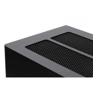 Planika - Biocamino a Bioetanolo Arcticon BEV Senza Canna Fumaria, Controllo Remoto, Fiamma Reale, Design Panoramico - Nero