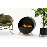 Planika - Camino a Vapore Acqua Misty Effetto Fiamma Realistica con Tecnologia Optimyst, Controllo Remoto, Design Moderno