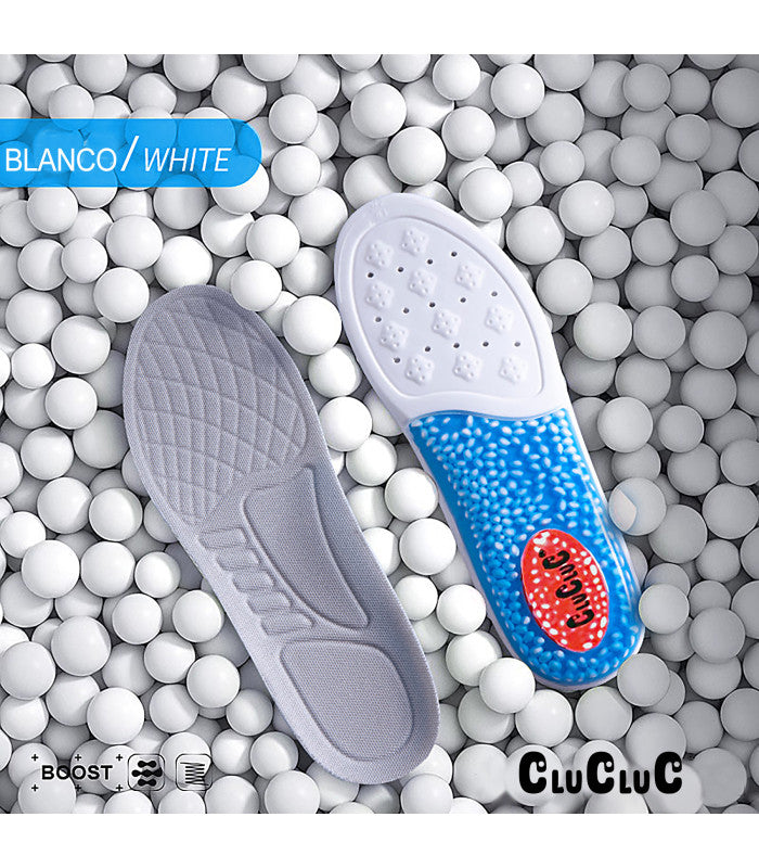 Sottopiedi Sportivi RZoom Unisex | Lattice e PU | Ammortizzazione ad Aria e Silicone | Traspiranti e Assorbenti | 34-45 EU